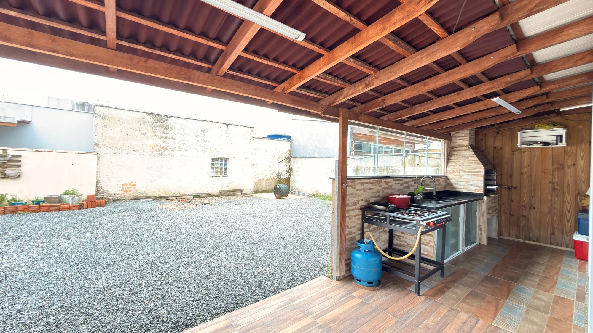 Casa no Itaum · área externa