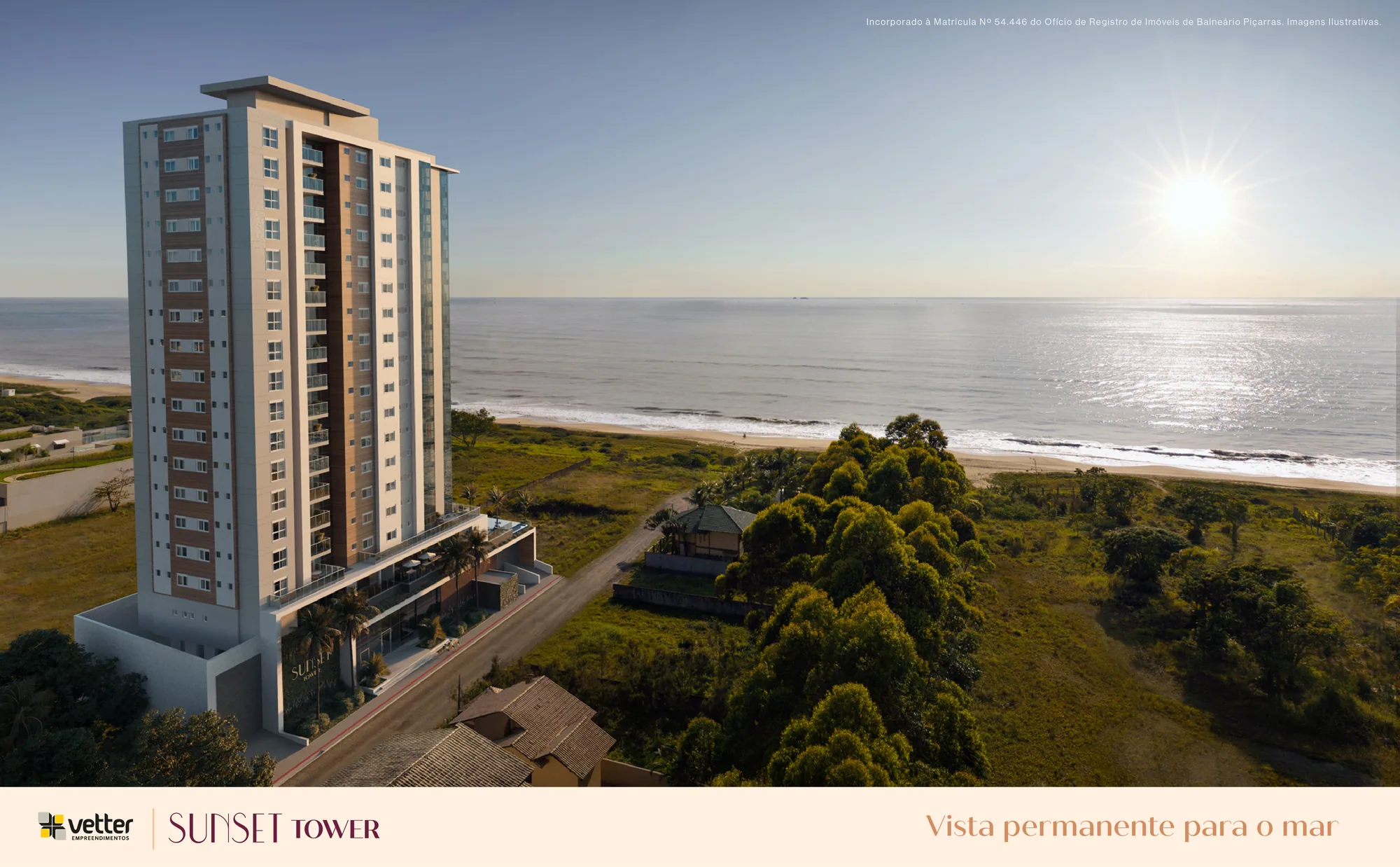 Sunset Tower · fachada mar