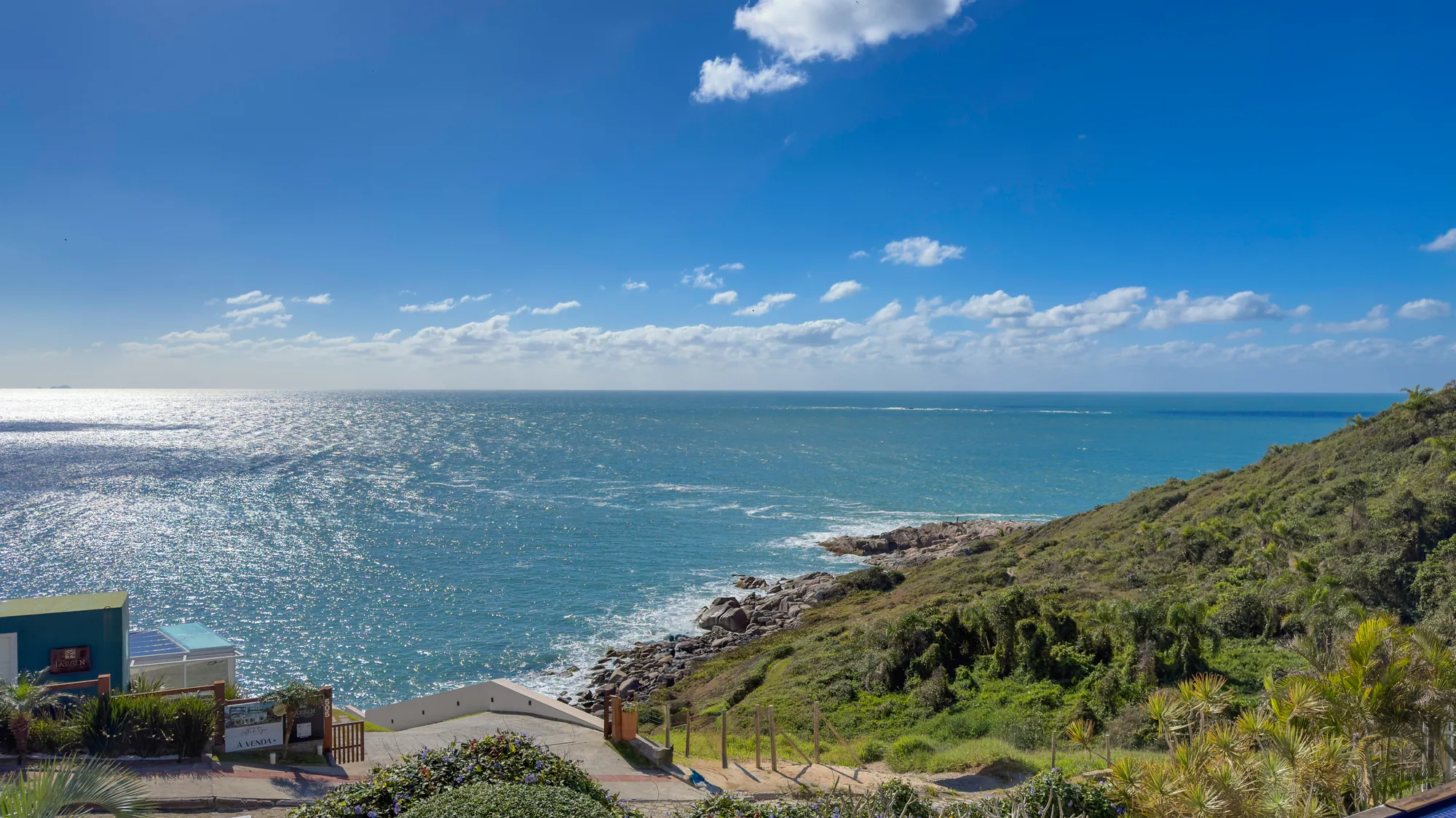 Casa Branca Brisa · vista da costa