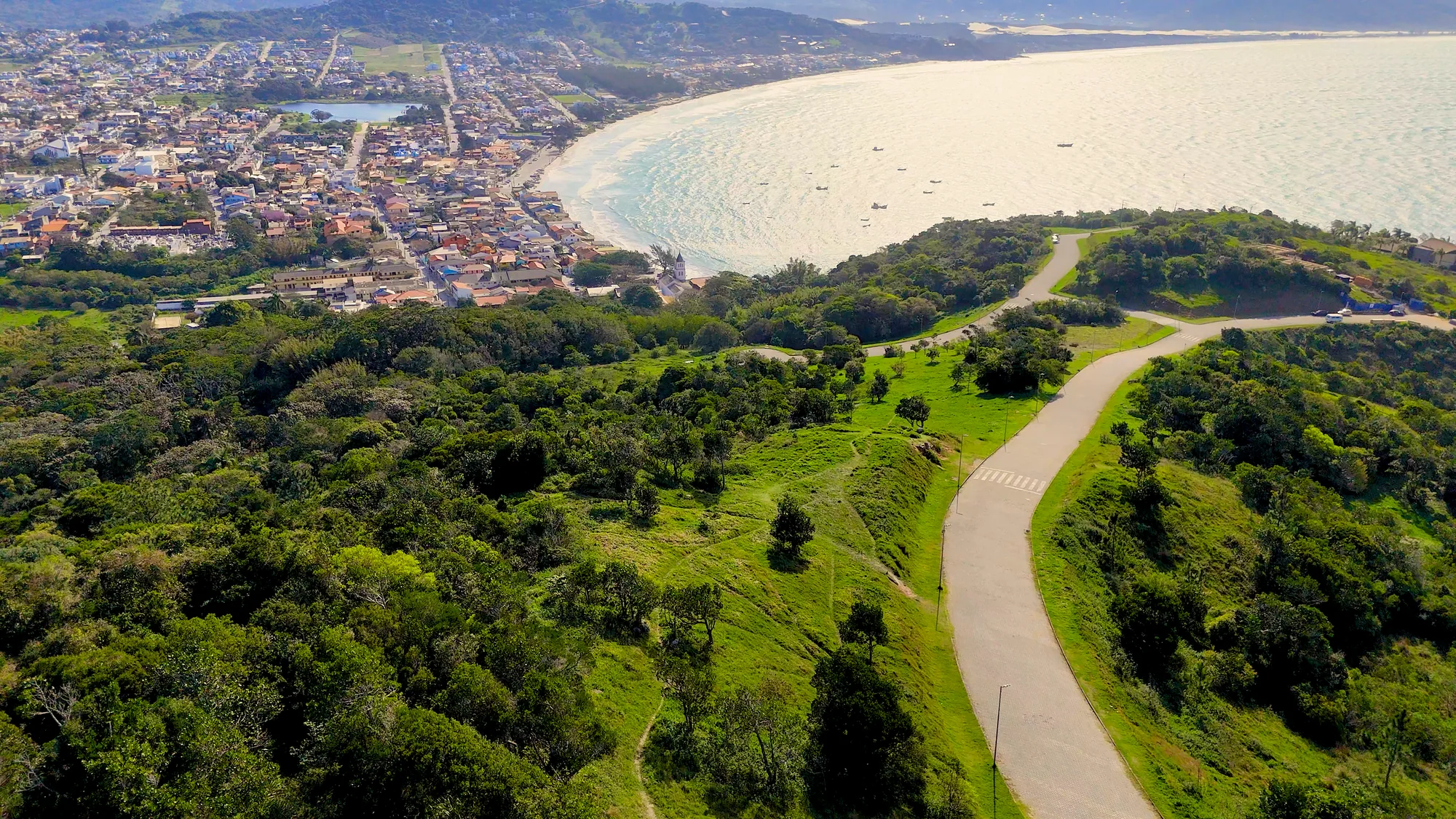 Loteamento com vista para o mar · praia enseada