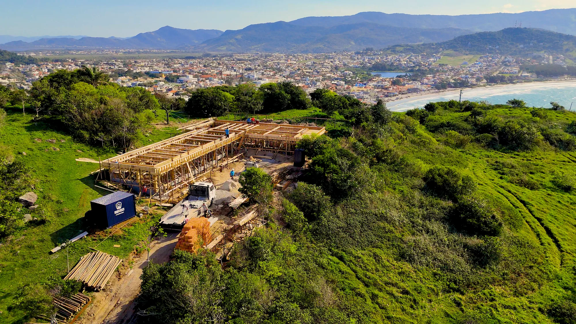 Loteamento com vista para o mar · obra terreno